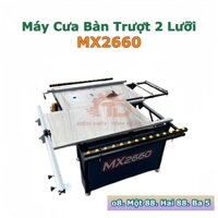 Máy cưa bàn trượt 2 lưỡi MX2660 dòng máy công suất khỏe và có thể gấp gọn mang đi công trình