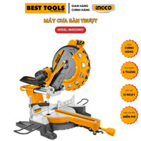 Máy cưa bàn trượt, máy cắt nhôm, cắt gỗ INGCO BM2S24007 2400W đường kính lưỡi 305mm