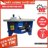Máy cưa bàn trượt mini lưỡi cắt điều chỉnh linh hoạt