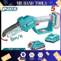 Máy cưa cây , cưa xích 5''(13cm) dùng pin  20V Total TGSLI20581