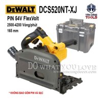 Máy Cưa Đĩa 165mm Dùng Pin Flex Volt 54V Dewalt DCS520NT-XJ ( TrackSaw ) ( Thân Máy )