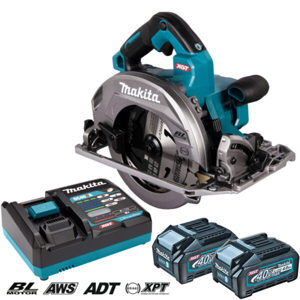 Máy cưa đĩa 190mm pin 40V/4Ah Makita HS004GM201