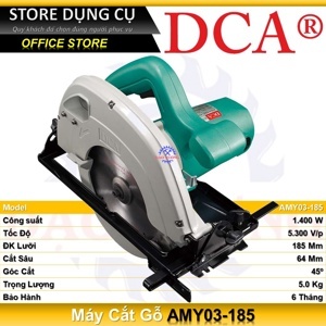 Máy cưa đĩa DCA AMY03-185 185mm 1400W