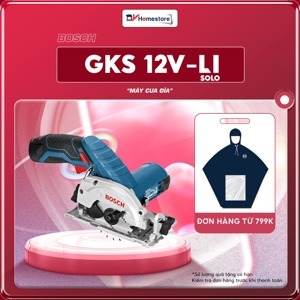 Máy cưa đĩa dùng pin Bosch GKS 12V-LI (GKS 12 V-LI) - 85mm, 12V, solo