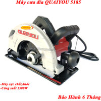 Máy Cưa Đĩa QUAYOU QY-5185NM Kèm Lưỡi Chuyên Dụng Thi Công Nội Thất, Đồ Gỗ, Cưa Xẻ Cốp Pha