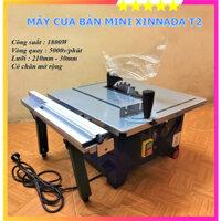 Máy Cưa Gỗ Bàn Trượt Mini XINNADA T2 (1800W) - Cắt Đa Vật Liệu - Cắt Nghiêng 45 Độ, Cắt Đa Góc