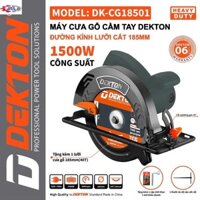 Máy Cưa Gỗ Cầm Tay Dekton DK-CG18501 ,  nghiêng 45 0 , Lưỡi 185mm, Công Suất 1500W, Tặng Kèm Lưỡi THIẾT BỊ XÂY DỰNG GT