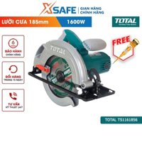 Máy cưa gỗ cầm tay TOTAL TS1161856 công suất 1600W, điện thế 220v, kích thước lưỡi 185x20mm, tốc độ 5000rpm