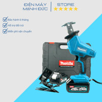 Máy Cưa Kiếm Makita Dùng Chân Pin Phổ Thông Tặng Kèm 4 Lưỡi