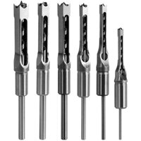 Máy cưa lỗ vuông Mũi khoan đục lỗ 3 / 4 "7 / 8" 1 ", Đục lỗ vuông lớn Máy đục lỗ chế biến gỗ Máy đục lỗ Dụng cụ cưa lỗ