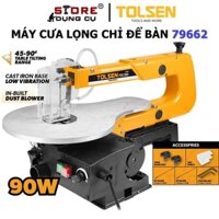 Máy cưa lọng chỉ để bàn Tolsen 79662, máy cưa lọng công nghiệp công suất 90w, máy cưa vòng mini