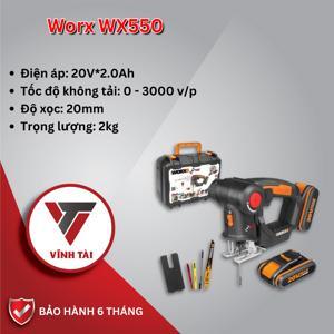Máy cưa lọng đa năng dùng pin 20V Worx Orange WX550