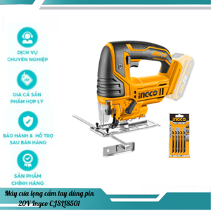 Máy cưa lọng dùng pin Ingco CJSLI8501