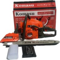 Máy cưa xăng-Máy cưa gỗ chạy xăng kamasu km7200 nhông đồng tiền sích 34 mắt tặng kèm bugi