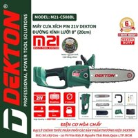 Máy Cưa Xích 8Inch Dekton / M21-CS08BL / Motor Brushless