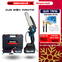 Máy Cưa Xích Cầm Tay Makita METRO 2 Xích, 2 Pin 199V 6Ich, Máy Cưa Gỗ Cầm Tay Mini Dùng Cho Gia Đình. Bảo hành 12 tháng