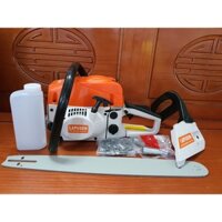 may cua xich chay xang 65cc, máy cưa gỗ chạy xăng, máy cưa xích xăng bền bỉ, cao cấp