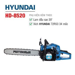 Máy cưa xích chạy xăng Hyundai HD-8520