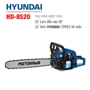 Máy cưa xích chạy xăng Hyundai HD-8520