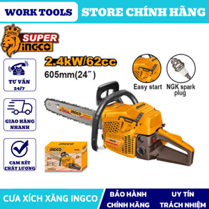 Máy cưa xích chạy xăng Ingco GCS5602411