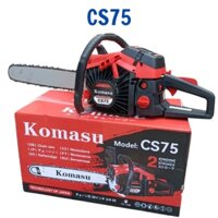Máy cưa xích chạy xăng Lam xích 55 Komasu CS75 chuyên dụng cắt xẻ gỗ chất lượng cao