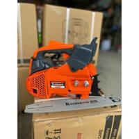 Máy cưa xích chạy xăng tay cụt komasu mini 25cc máy cưa sích cưa gỗ nhẹ khỏe tiếp kiệm nguyên liệu