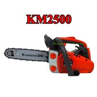 Máy cưa xích chạy xăng tay cụt Komastsu mini cầm tay 25cc máy cưa xích cưa gỗ bảo hành 12 tháng