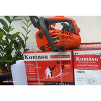 Máy cưa xích chạy xăng tay cụt Komastsu mini cầm tay 25cc máy cưa sích cưa gỗ nhẹ khỏe