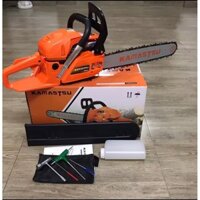 Máy cưa xích chạy xăng kamastsu km6800 chính hãn.g hoạt động mạnh mẽ bền bỉ tốn ít nhiên liệu