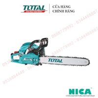 Máy cưa xích dùng xăng Total TG5451811 máy cưa xích cầm tay chạy xăng Dung tích xi lanh: 46 cc Công suất: 1.8 KW[thietb]