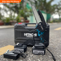 Máy cưa xích Hitachi 199V, máy cưa xích cầm tay mini Hitachi Lam xích dài 18cm , lõi đồng