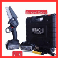 Máy cưa xích Hitachi dùng p  in