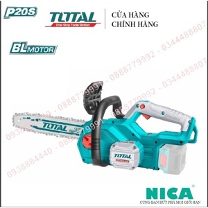 Máy cưa xích không chổi than dùng pin Total TGSLI20128