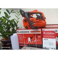 máy cưa xích mini - Máy cưa xích chạy xăng tay cụt komasu máy cưa lam 35cm nhẹ khỏe tiếp kiệm nguyên liệu
