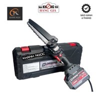 Máy cưa xích Pin DRAMA D5208 không chổi than lam xích 8inch (chung chân pin Makita 18V)