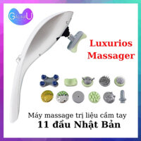 Máy Đấm Lưng, Mát Xa Cầm Tay 11 Đầu Nhật Bản - Gậy Đấm Lưng Giảm Đau Nhức Vai Gáy, Toàn Thân