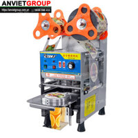 Máy dán ép, dập đậy nắp miệng ly cốc hộp tự động hoàn toàn Eton Q7