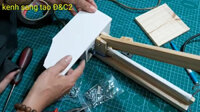 Máy dán miệng túi bóng bằng dây mayso và nguồn 12 V