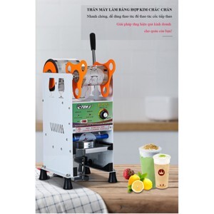 Máy dán nắp ly trà sữa eton ET D1