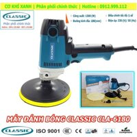 Máy đánh bóng Classic CLA-6180 180mm, máy đánh bóng xe ô tô cầm tay