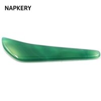 Máy đánh bóng NAPKERY, Máy đánh bóng mã não tự nhiên màu xanh lá cây 11.2 * 2.2 * 0.5CM, Dụng cụ đánh bóng mã não Vàng Bạc Trang sức Đánh bóng tay Dụng cụ đánh bóng tay Dụng cụ đánh bóng tay để trang sức