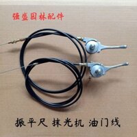 Máy Đánh Bóng Xăng Mức Rung Điều Chỉnh Tiết Lưu Kéo Dây Công Tắc Bê Tông Làm Mịn Máy Rung Thước Đánh Bóng Phụ Kiện