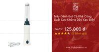 Máy Đánh Bọt Cà Phê Công Suất Cao Không Dây Xạc Điện