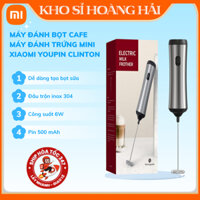 Máy đánh bọt cà phê, máy đánh trứng mini Xiaomi Clinton, công suất 6W, pin 500mAh, chất liệu inox 304