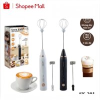 Máy đánh bọt Cafe PTLUXURY - Máy đánh trứng Mini Cầm Tay [ HÀNG CHÍNH HÃNG ]