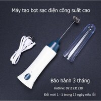 Máy đánh bọt cafe, tạo bọt sữa, làm cà phê bọt biển, cà phê trứng - có dây sạc điện