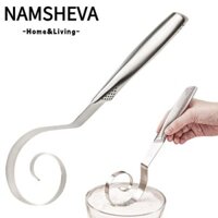 Máy đánh bột NAMSHEVA, Máy trộn bột thủ công có tay cầm dài, Dụng cụ đánh bánh mì bằng thép không gỉ
