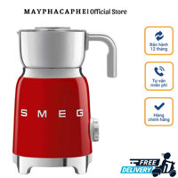 Máy Đánh Bọt Sữa SMEG MFF01RDEU, Smeg Milk Frother, 6 Chương Trình Tự Động, Nhập Đức, BH 12 Tháng