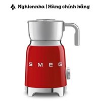 Máy Đánh Bọt Sữa SMEG MFF01RDEU, Smeg Milk Frother, 6 Chương Trình Tự Động, Nhập Đức, BH 12 Tháng, Nghiennha_99