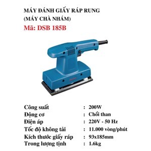 Máy đánh giấy giáp rung DongCheng DSB185B